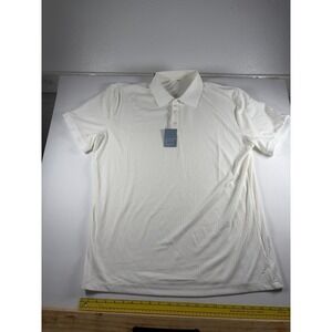 Lion Nardo Stretch Polo Shirts for Men Short Sleeve Off white Size XL